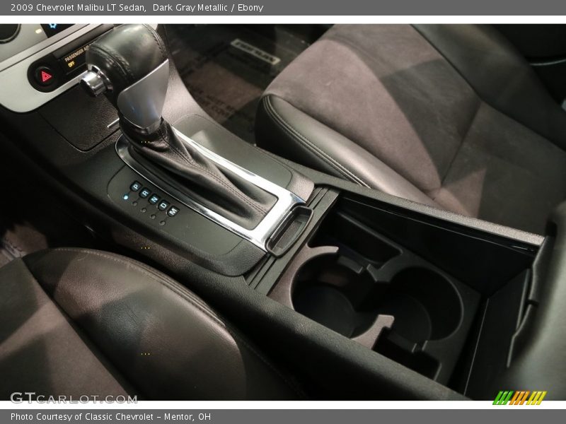 Dark Gray Metallic / Ebony 2009 Chevrolet Malibu LT Sedan