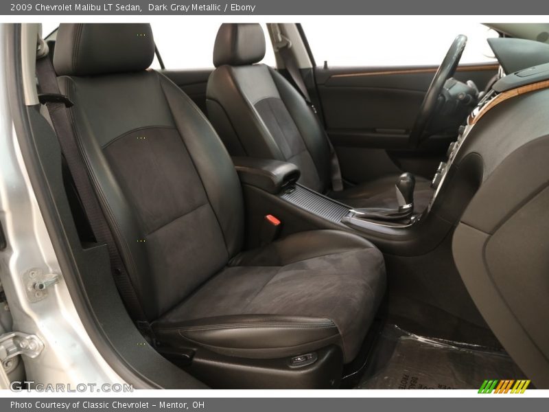 Dark Gray Metallic / Ebony 2009 Chevrolet Malibu LT Sedan