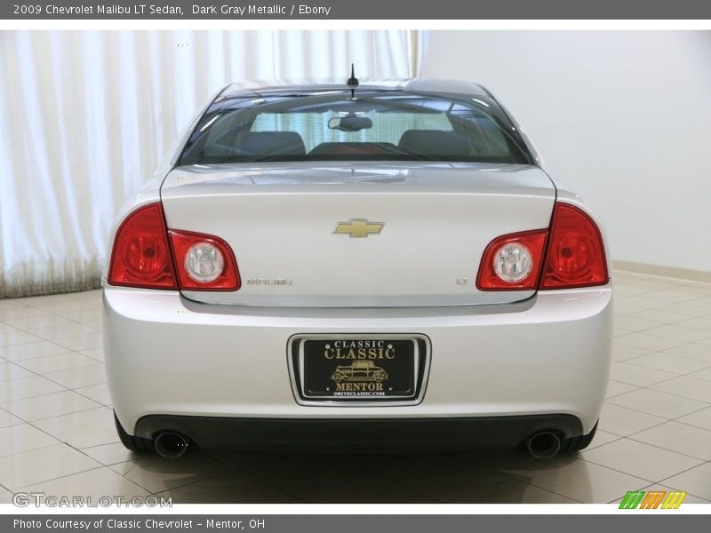 Dark Gray Metallic / Ebony 2009 Chevrolet Malibu LT Sedan