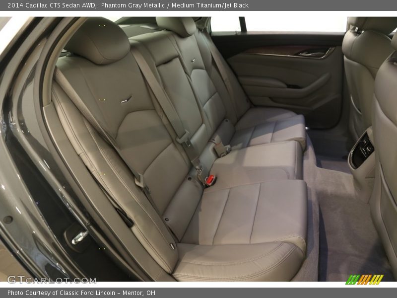 Phantom Gray Metallic / Medium Titanium/Jet Black 2014 Cadillac CTS Sedan AWD