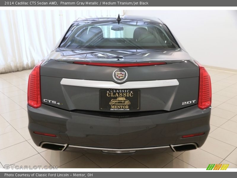 Phantom Gray Metallic / Medium Titanium/Jet Black 2014 Cadillac CTS Sedan AWD