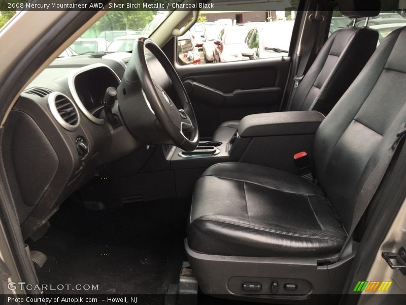 Silver Birch Metallic / Charcoal Black 2008 Mercury Mountaineer AWD