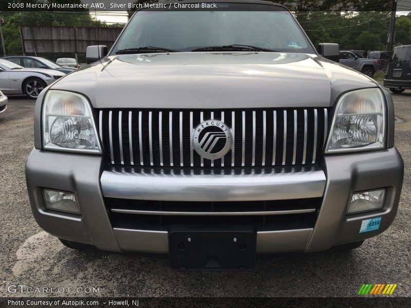 Silver Birch Metallic / Charcoal Black 2008 Mercury Mountaineer AWD