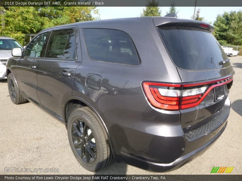 Granite Metallic / Black 2018 Dodge Durango SXT AWD