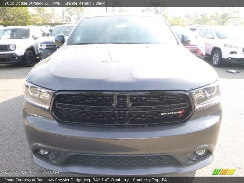 Granite Metallic / Black 2018 Dodge Durango SXT AWD