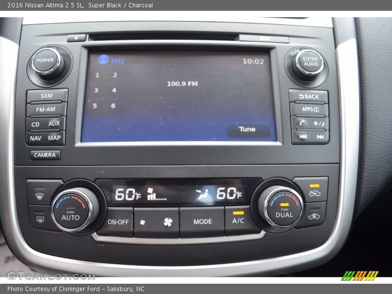 Super Black / Charcoal 2016 Nissan Altima 2.5 SL