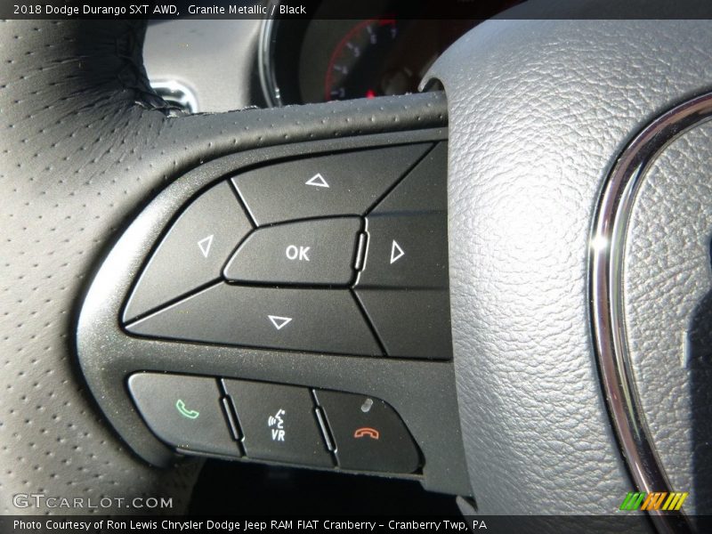 Granite Metallic / Black 2018 Dodge Durango SXT AWD
