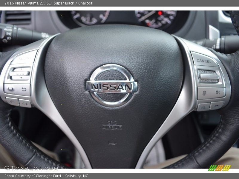 Super Black / Charcoal 2016 Nissan Altima 2.5 SL
