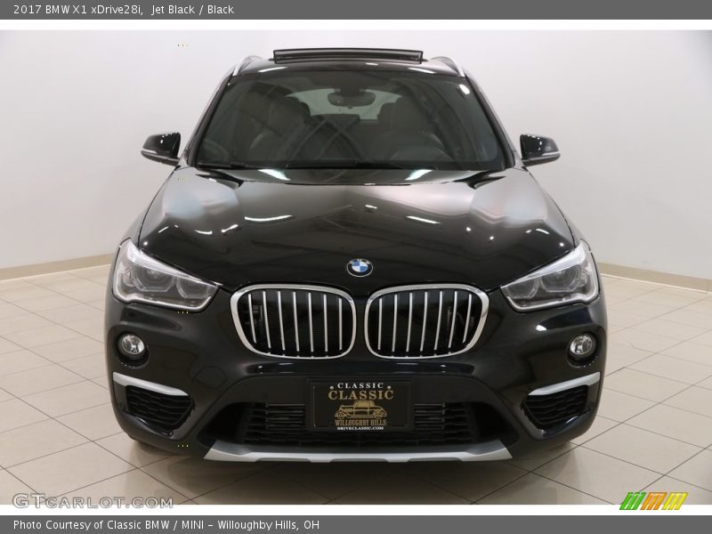 Jet Black / Black 2017 BMW X1 xDrive28i