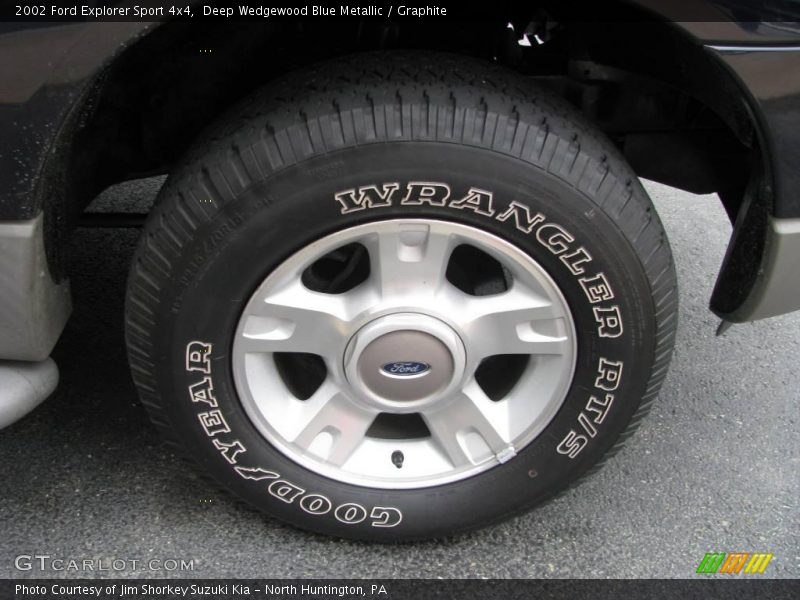 Deep Wedgewood Blue Metallic / Graphite 2002 Ford Explorer Sport 4x4