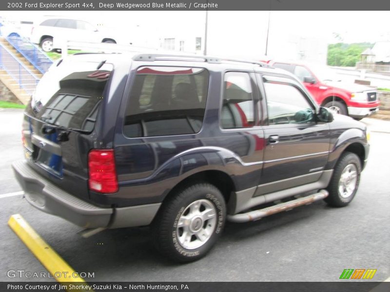 Deep Wedgewood Blue Metallic / Graphite 2002 Ford Explorer Sport 4x4