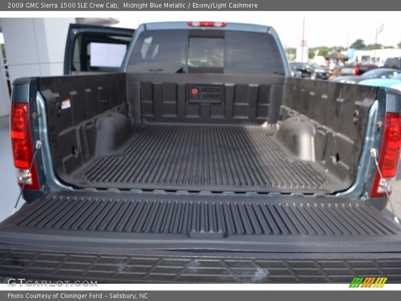 Midnight Blue Metallic / Ebony/Light Cashmere 2009 GMC Sierra 1500 SLE Crew Cab