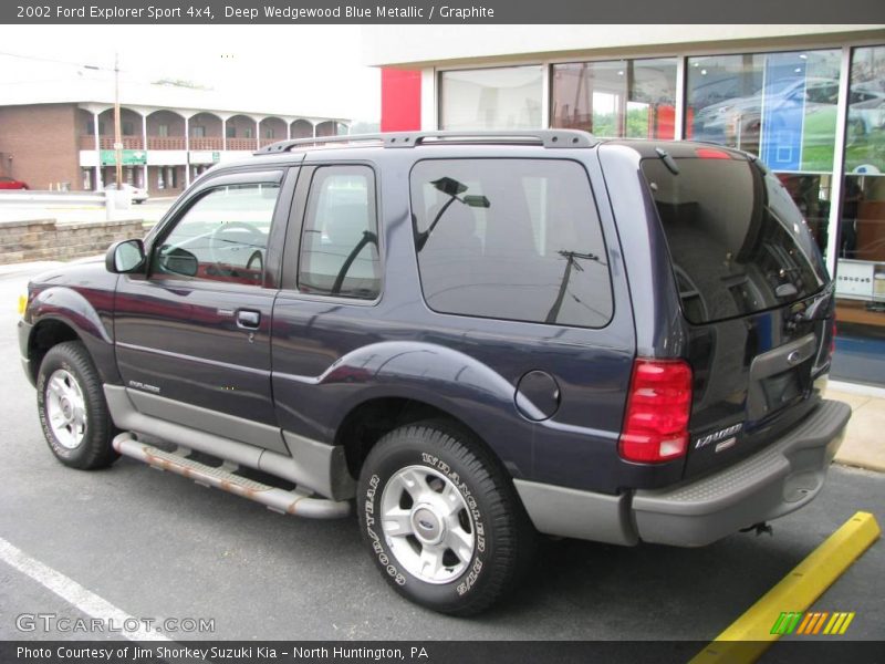 Deep Wedgewood Blue Metallic / Graphite 2002 Ford Explorer Sport 4x4