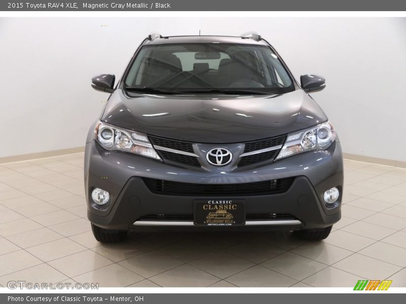 Magnetic Gray Metallic / Black 2015 Toyota RAV4 XLE