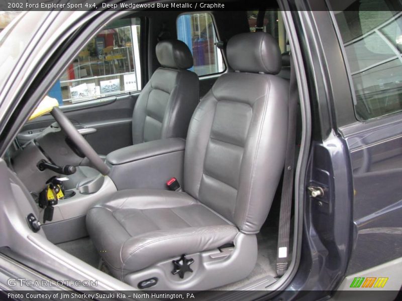 Deep Wedgewood Blue Metallic / Graphite 2002 Ford Explorer Sport 4x4