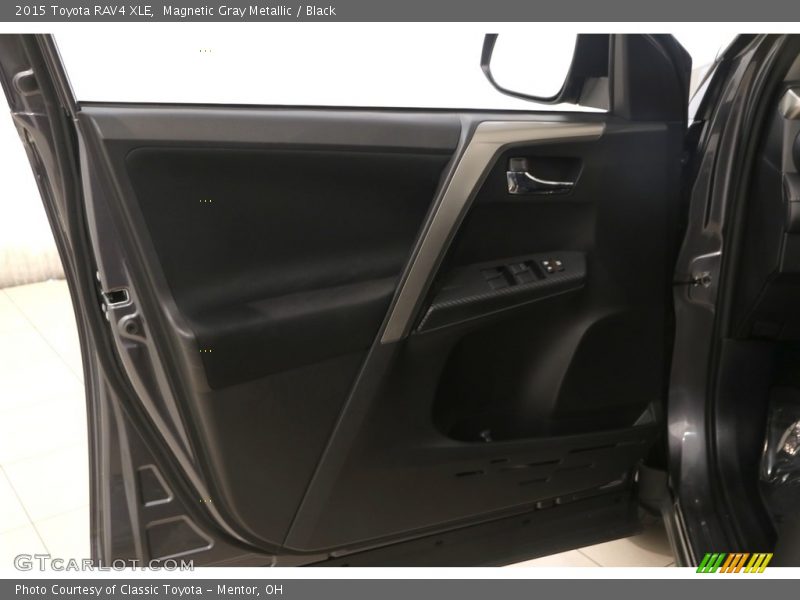 Magnetic Gray Metallic / Black 2015 Toyota RAV4 XLE