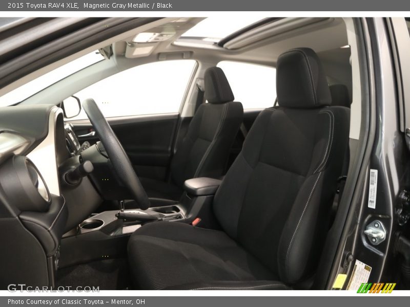 Magnetic Gray Metallic / Black 2015 Toyota RAV4 XLE