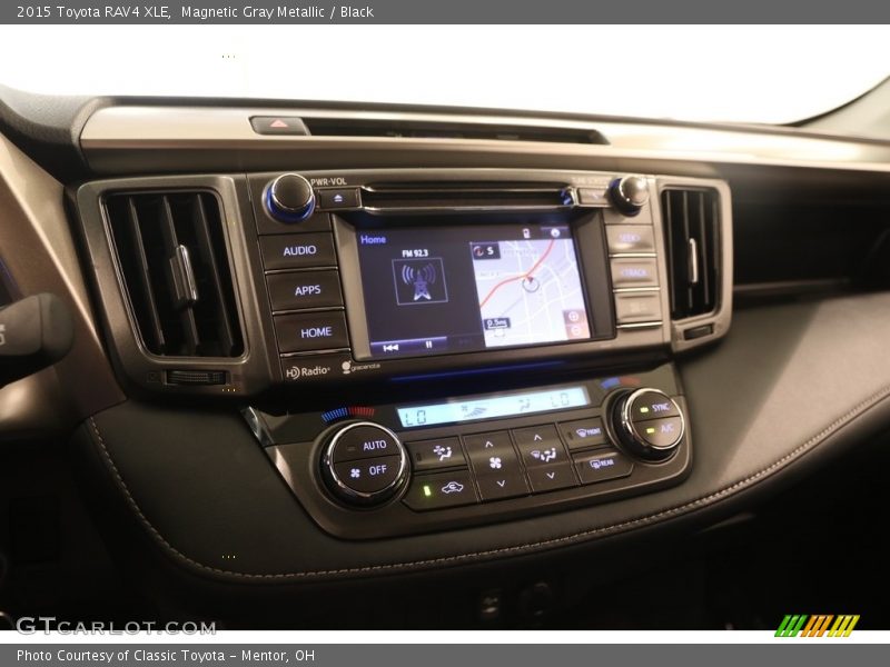 Magnetic Gray Metallic / Black 2015 Toyota RAV4 XLE