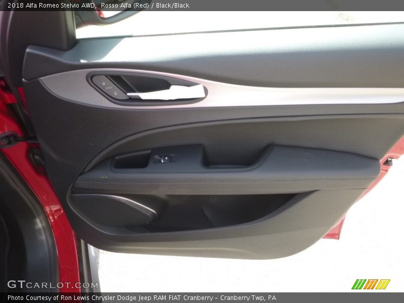 Rosso Alfa (Red) / Black/Black 2018 Alfa Romeo Stelvio AWD