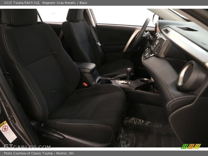 Magnetic Gray Metallic / Black 2015 Toyota RAV4 XLE