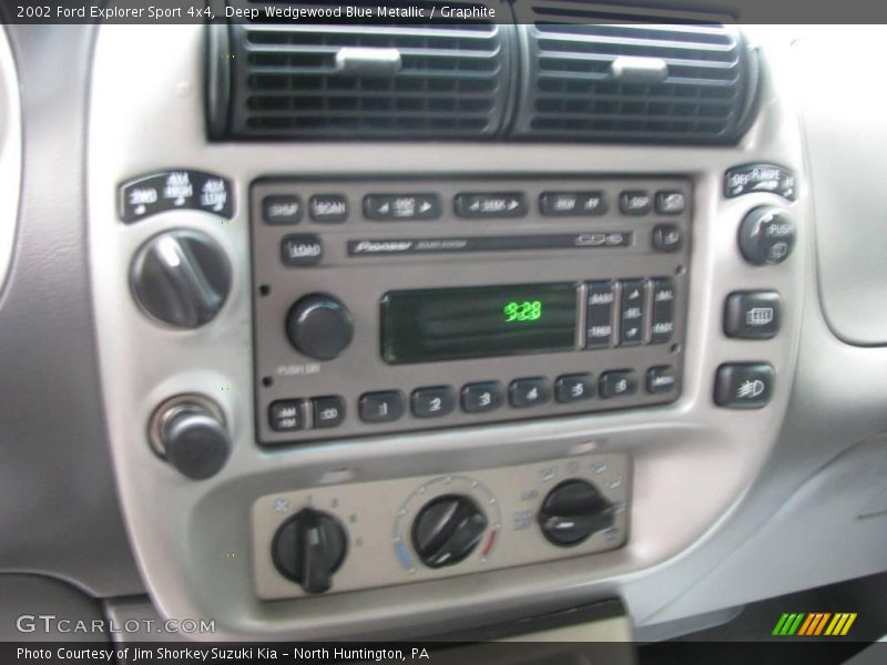 Deep Wedgewood Blue Metallic / Graphite 2002 Ford Explorer Sport 4x4