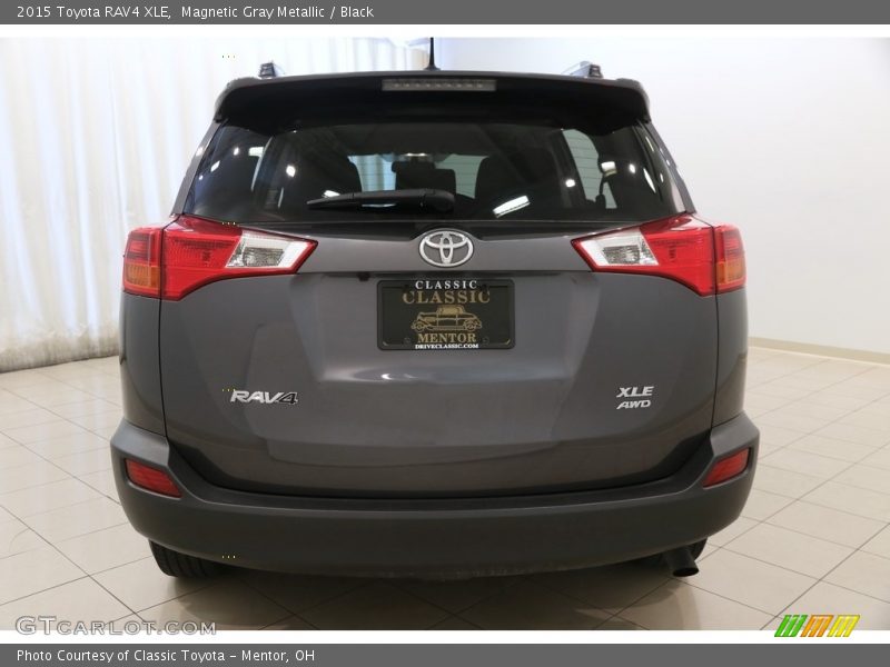 Magnetic Gray Metallic / Black 2015 Toyota RAV4 XLE