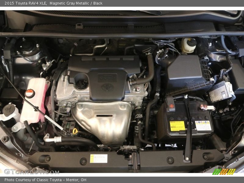 Magnetic Gray Metallic / Black 2015 Toyota RAV4 XLE