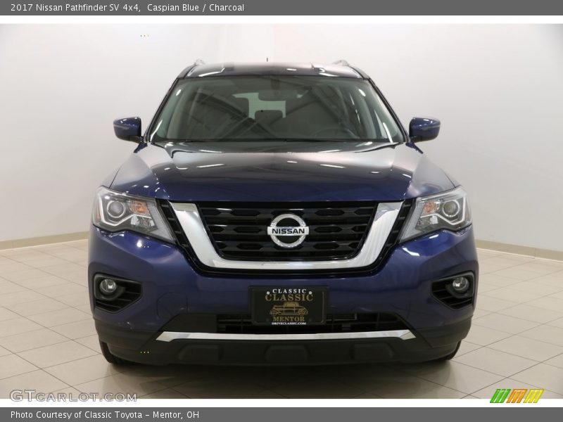 Caspian Blue / Charcoal 2017 Nissan Pathfinder SV 4x4
