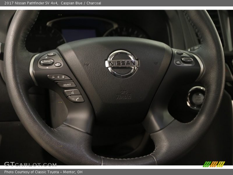 Caspian Blue / Charcoal 2017 Nissan Pathfinder SV 4x4