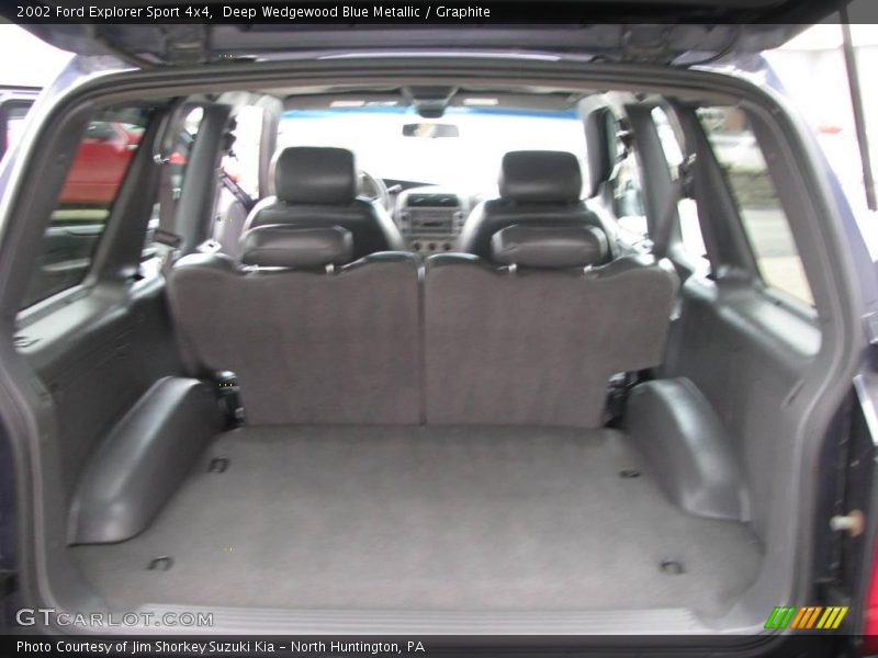 Deep Wedgewood Blue Metallic / Graphite 2002 Ford Explorer Sport 4x4