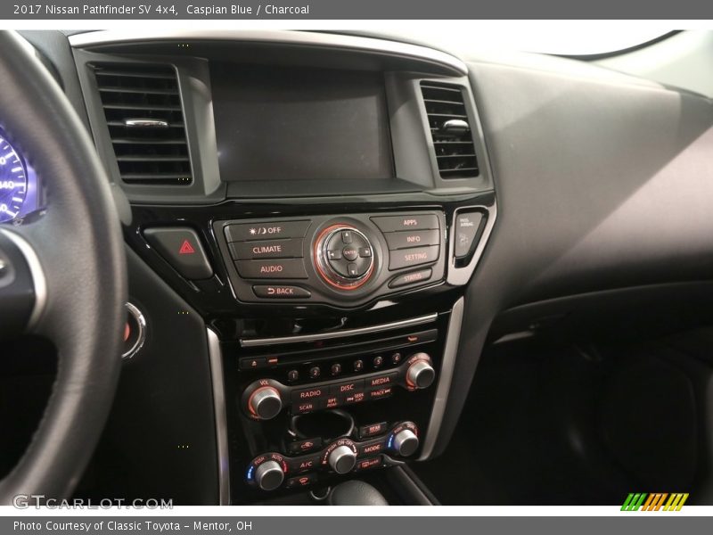 Caspian Blue / Charcoal 2017 Nissan Pathfinder SV 4x4