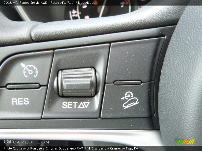 Controls of 2018 Stelvio AWD