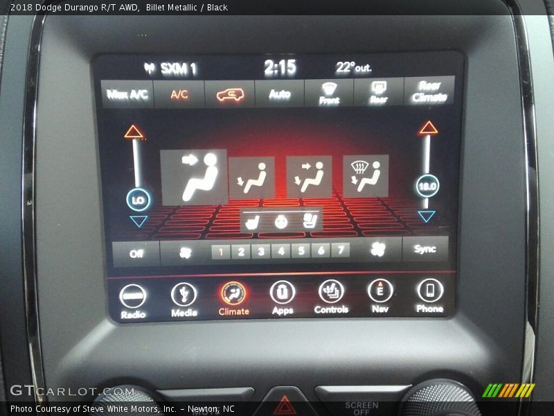 Billet Metallic / Black 2018 Dodge Durango R/T AWD