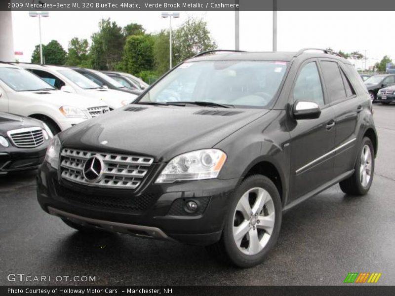 Verde Brook Metallic / Cashmere 2009 Mercedes-Benz ML 320 BlueTec 4Matic