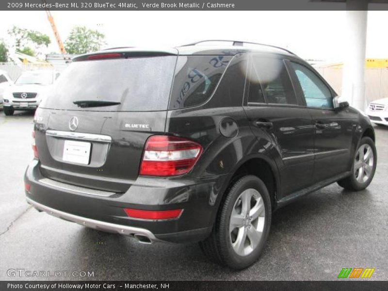 Verde Brook Metallic / Cashmere 2009 Mercedes-Benz ML 320 BlueTec 4Matic
