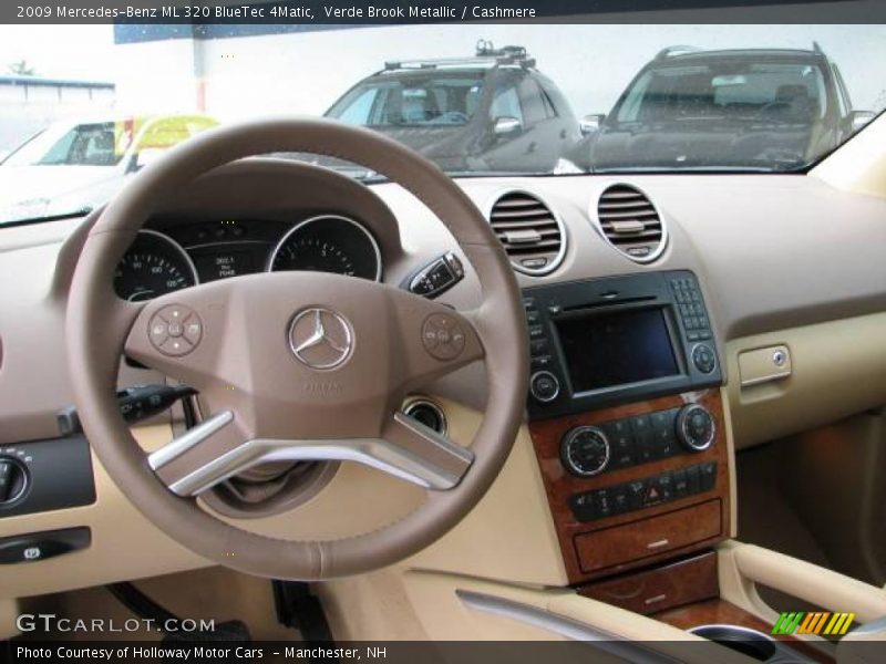 Verde Brook Metallic / Cashmere 2009 Mercedes-Benz ML 320 BlueTec 4Matic