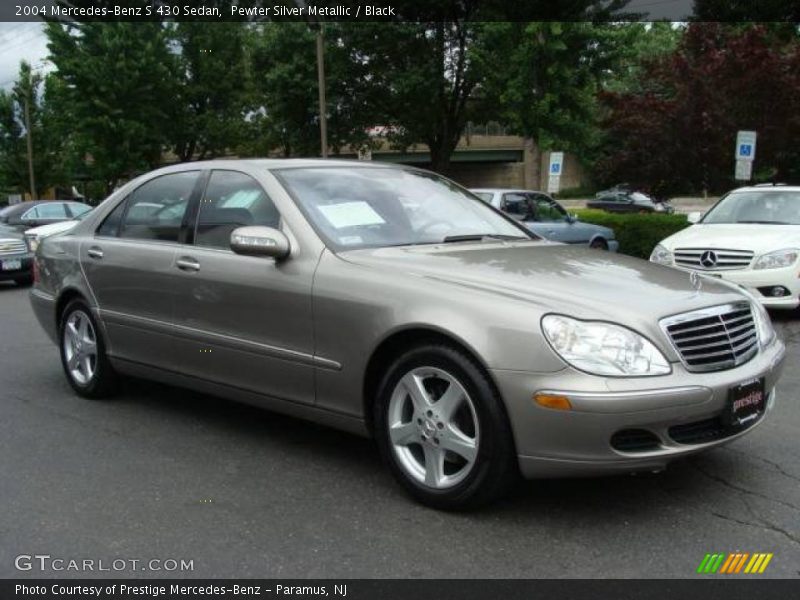 Pewter Silver Metallic / Black 2004 Mercedes-Benz S 430 Sedan