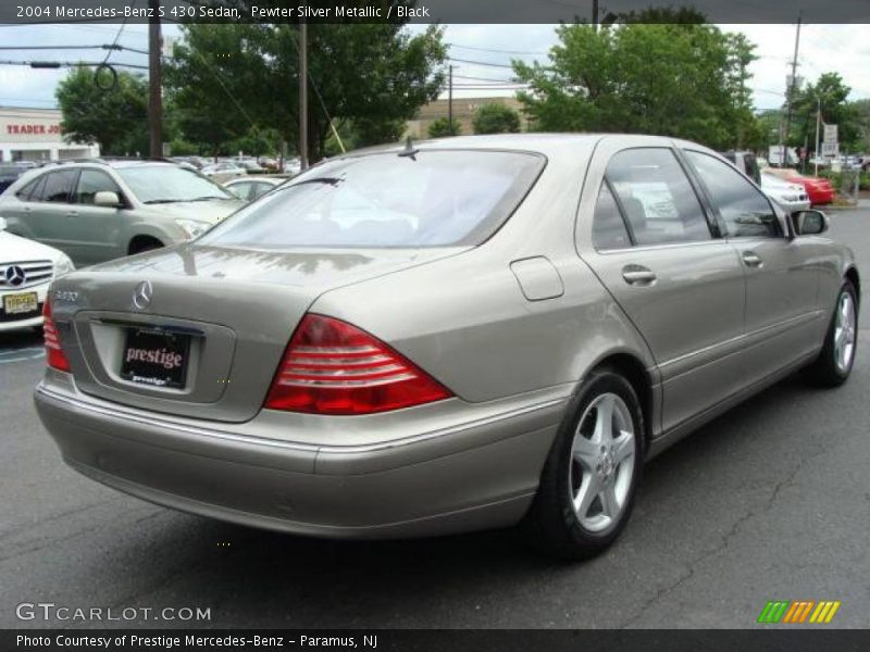 Pewter Silver Metallic / Black 2004 Mercedes-Benz S 430 Sedan