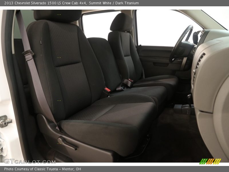 Summit White / Dark Titanium 2013 Chevrolet Silverado 1500 LS Crew Cab 4x4