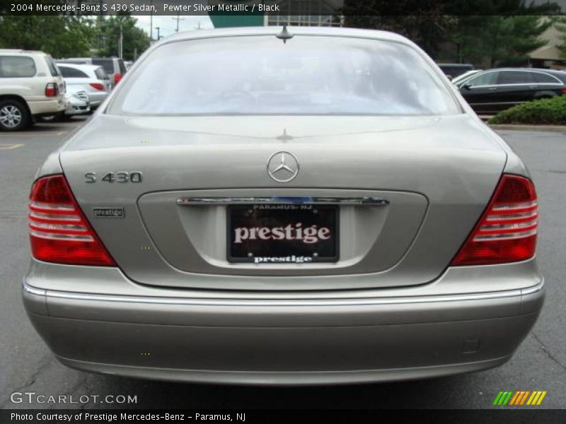 Pewter Silver Metallic / Black 2004 Mercedes-Benz S 430 Sedan