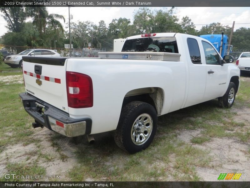 Summit White / Dark Titanium 2009 Chevrolet Silverado 1500 LS Extended Cab