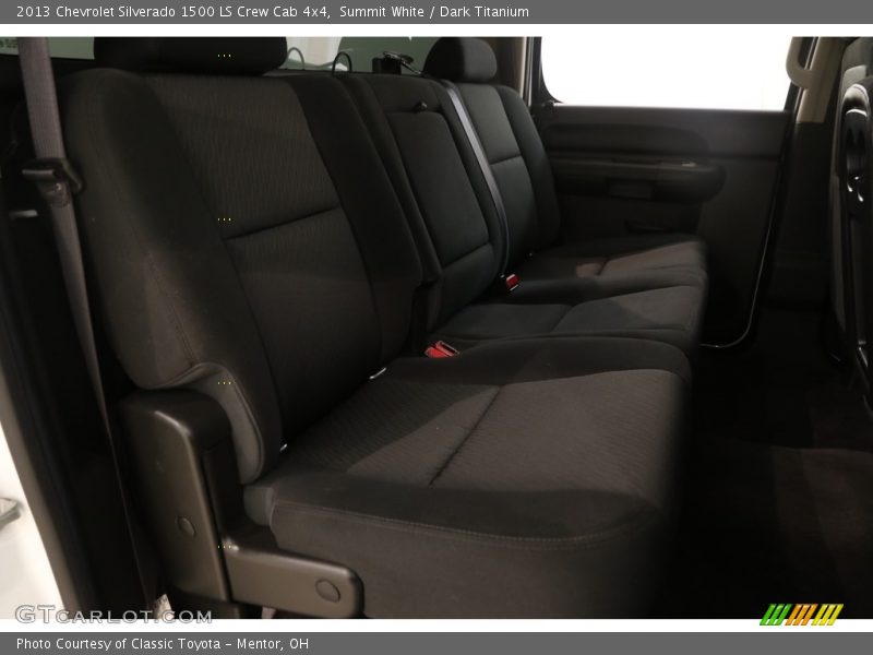 Summit White / Dark Titanium 2013 Chevrolet Silverado 1500 LS Crew Cab 4x4
