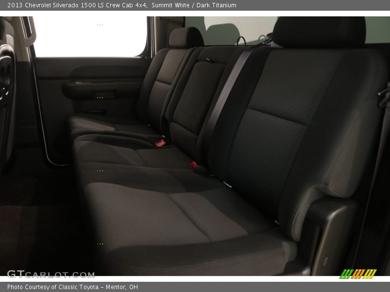 Summit White / Dark Titanium 2013 Chevrolet Silverado 1500 LS Crew Cab 4x4