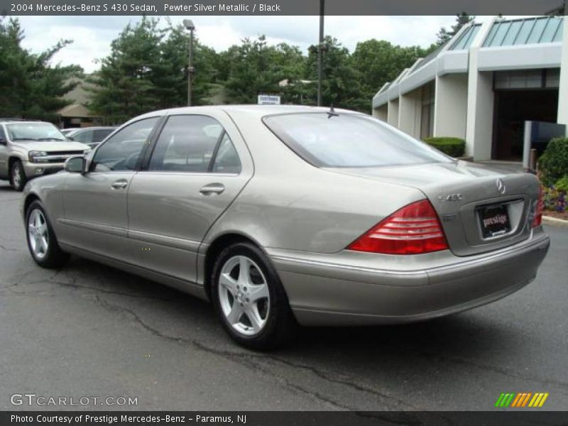 Pewter Silver Metallic / Black 2004 Mercedes-Benz S 430 Sedan