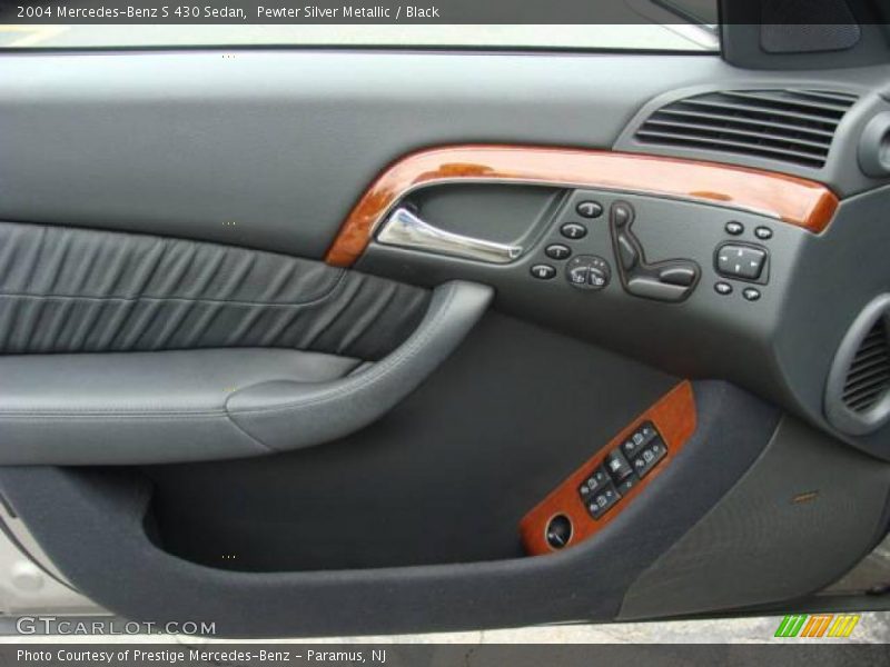 Pewter Silver Metallic / Black 2004 Mercedes-Benz S 430 Sedan