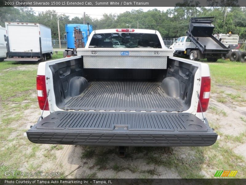 Summit White / Dark Titanium 2009 Chevrolet Silverado 1500 LS Extended Cab