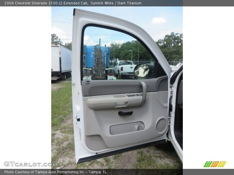 Summit White / Dark Titanium 2009 Chevrolet Silverado 1500 LS Extended Cab