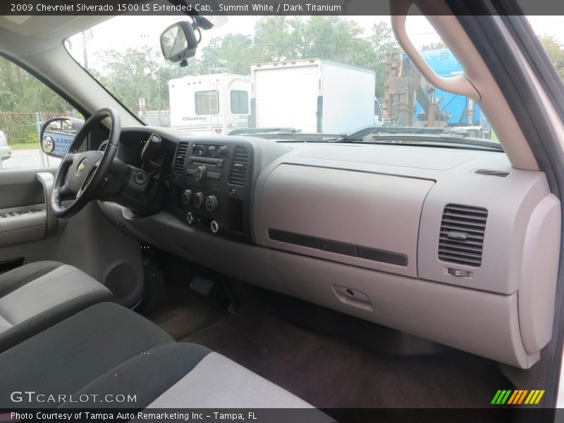 Summit White / Dark Titanium 2009 Chevrolet Silverado 1500 LS Extended Cab