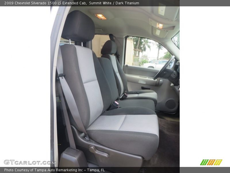Summit White / Dark Titanium 2009 Chevrolet Silverado 1500 LS Extended Cab