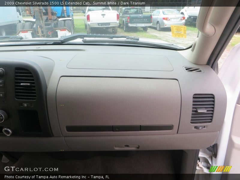 Summit White / Dark Titanium 2009 Chevrolet Silverado 1500 LS Extended Cab